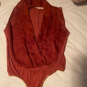 Burnt Orange Body Suit